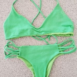 San Lorenzo Neon Green Bikini